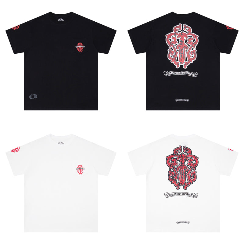 Luxury Chrome-Hearts New T-shirt  6049