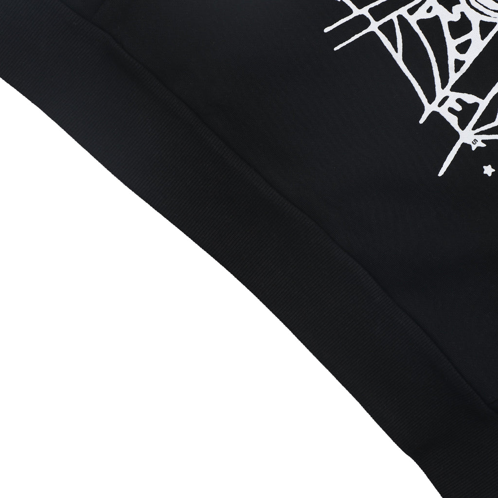 Sp5der OG Web Hoodie  Black