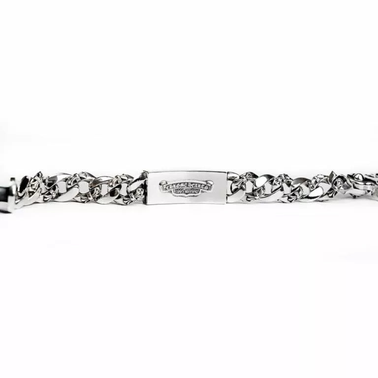 Chrome-Hearts DAGGER ID FANCY LINK CLIP BRACELET -6